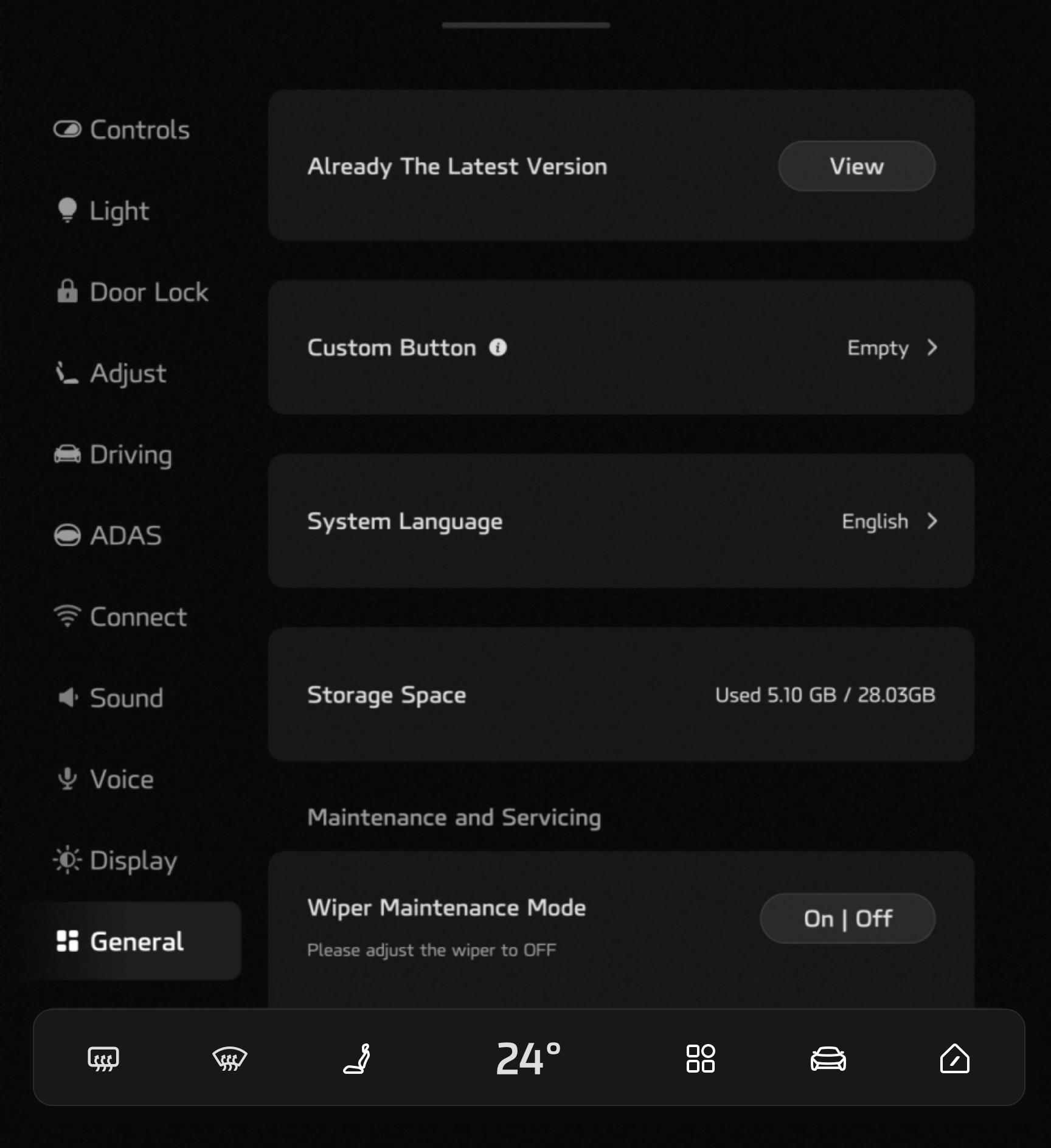 Illustration: Vehicle Settings