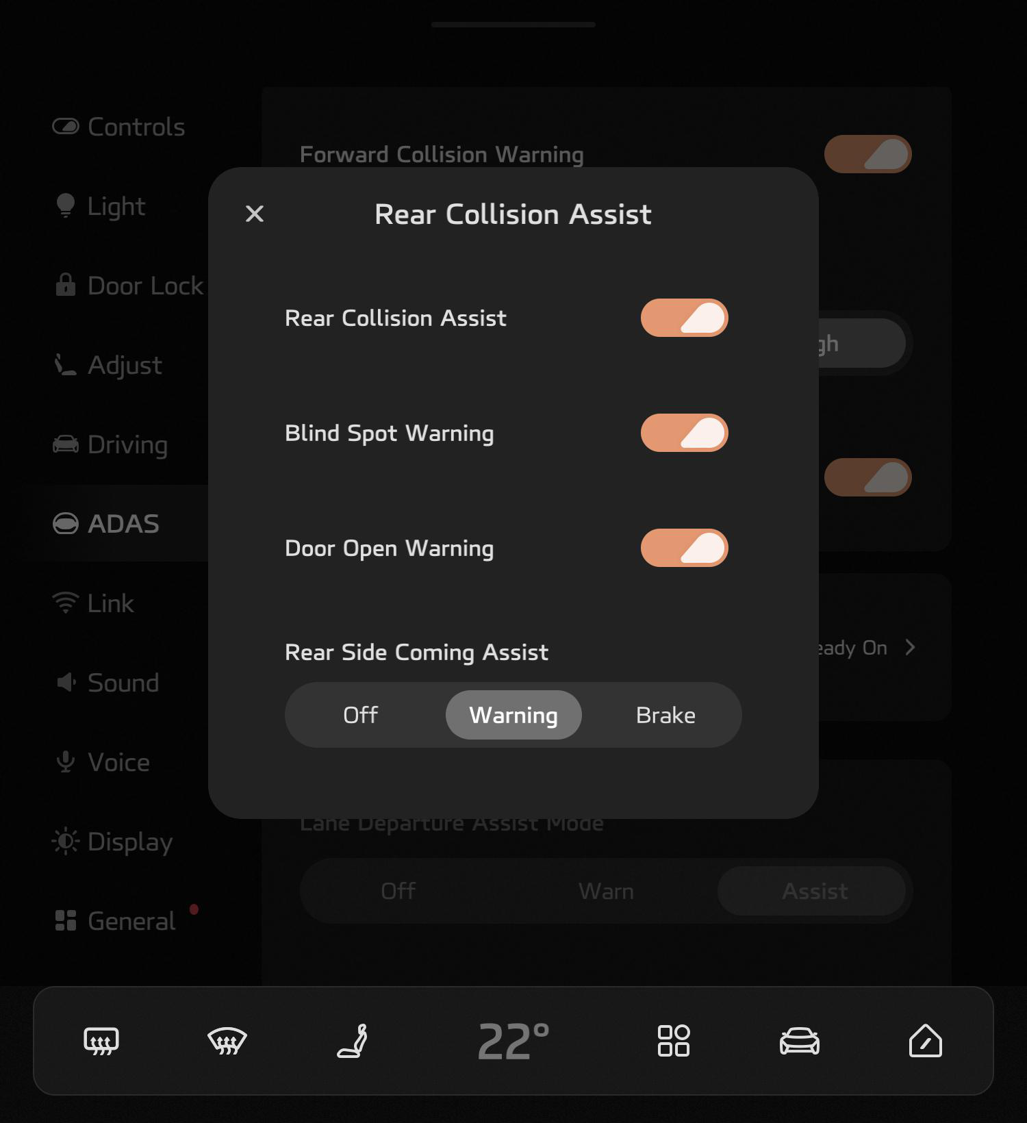 Illustration: Rear Collision Assist System
