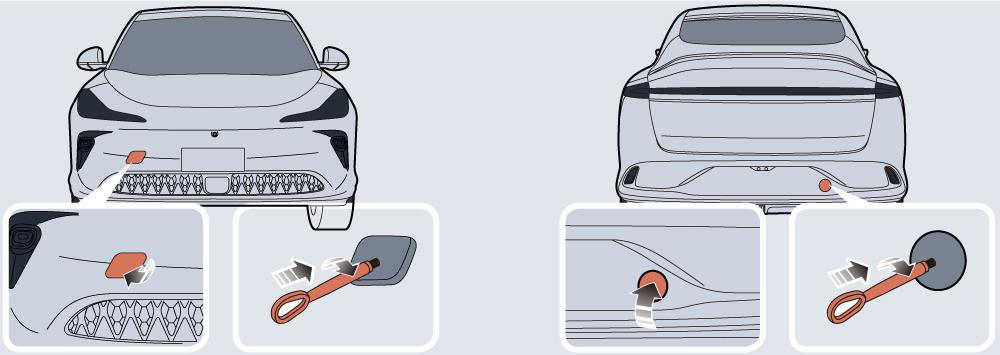 Illustration: Towing hook