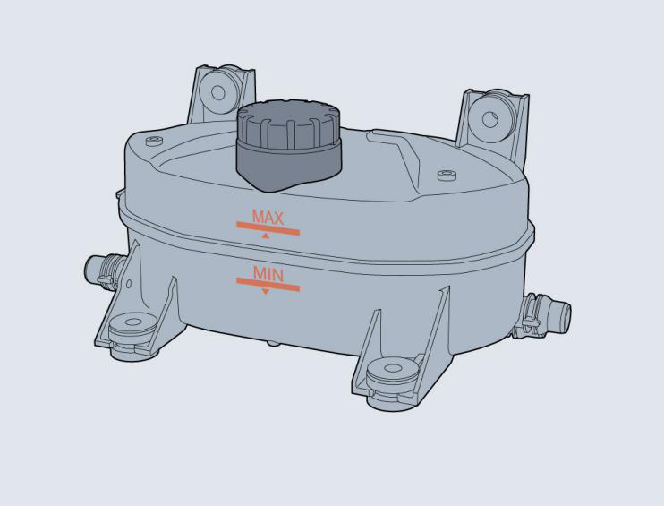 Illustration: Coolant Check and Top Up
